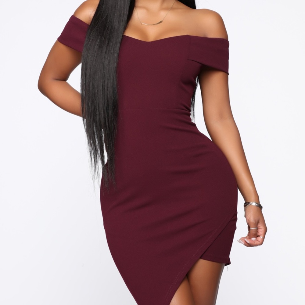Off the shoulder dress